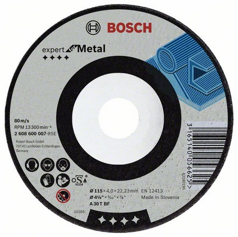 ОБДИРОЧНЫЙ КРУГ BOSCH МЕТАЛЛ 115Х4 ММ — купить в интернет-магазине amurinstrument.ru с доставкой по #WF_CITY_DAT# | Каталог с характеристиками и ценами обдирочный круг bosch металл 115х4 мм, купить metabo, купить husqvarna, купить bosch, купить makita, купить hitachi, купить hikoki, купить oregon, купить stihl