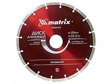 алмазный диск matrix 115*22,2 мм сегментный, купить metabo, купить husqvarna, купить bosch, купить makita, купить hitachi, купить hikoki, купить oregon, купить stihl