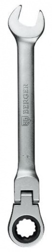ключ комбинированный  трещоточный  с шарниром 11 мм berger bg1240, купить metabo, купить husqvarna, купить bosch, купить makita, купить hitachi, купить hikoki, купить oregon, купить stihl