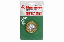 кордщетка hammer flex 207-205 50мм d6  радиальная гофрированная мягкая, с хвостовиком, купить metabo, купить husqvarna, купить bosch, купить makita, купить hitachi, купить hikoki, купить oregon, купить stihl