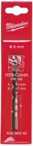 сверло по металлу hss-co 6,0мм (1шт), купить metabo, купить husqvarna, купить bosch, купить makita, купить hitachi, купить hikoki, купить oregon, купить stihl