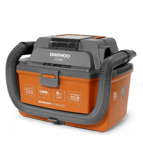 Пылесос аккумуляторный DAVC 1621Li SET DAEWOO — купить в интернет-магазине amurinstrument.ru с доставкой по #WF_CITY_DAT# | Каталог с характеристиками и ценами пылесос аккумуляторный davc 1621li set daewoo, купить metabo, купить husqvarna, купить bosch, купить makita, купить hitachi, купить hikoki, купить oregon, купить stihl