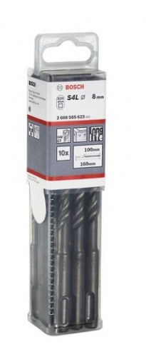 Сверло BOSCH SDS+ S4L 10х100х160 10 шт. — купить в интернет-магазине amurinstrument.ru с доставкой по #WF_CITY_DAT# | Каталог с характеристиками и ценами сверло bosch sds+ s4l 10х100х160 10 шт., купить metabo, купить husqvarna, купить bosch, купить makita, купить hitachi, купить hikoki, купить oregon, купить stihl