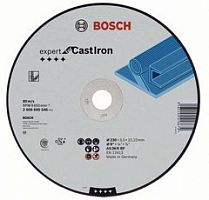 диск отрезной по металлу bosch 230х3  д/чугун, купить metabo, купить husqvarna, купить bosch, купить makita, купить hitachi, купить hikoki, купить oregon, купить stihl
