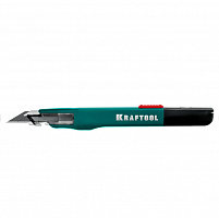 kraftool  grand-9, 9 мм, нож для точного реза с автостопом (09192), купить metabo, купить husqvarna, купить bosch, купить makita, купить hitachi, купить hikoki, купить oregon, купить stihl