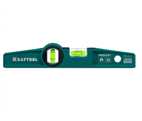 kraftool  procast, 250 мм, литой уровень (34717-025), купить metabo, купить husqvarna, купить bosch, купить makita, купить hitachi, купить hikoki, купить oregon, купить stihl