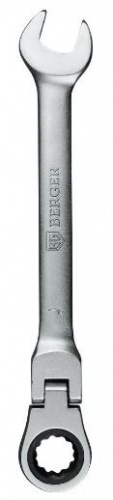 ключ комбинированный  трещоточный  с шарниром 32 мм berger bg1258, купить metabo, купить husqvarna, купить bosch, купить makita, купить hitachi, купить hikoki, купить oregon, купить stihl